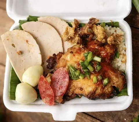 Hình ảnh Combo xôi mặn + gà nướng
