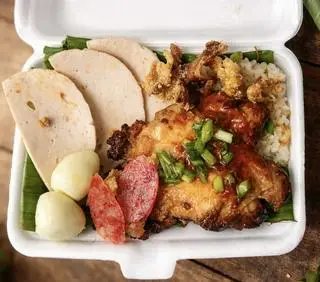 Hình ảnh Combo xôi mặn + gà nướng