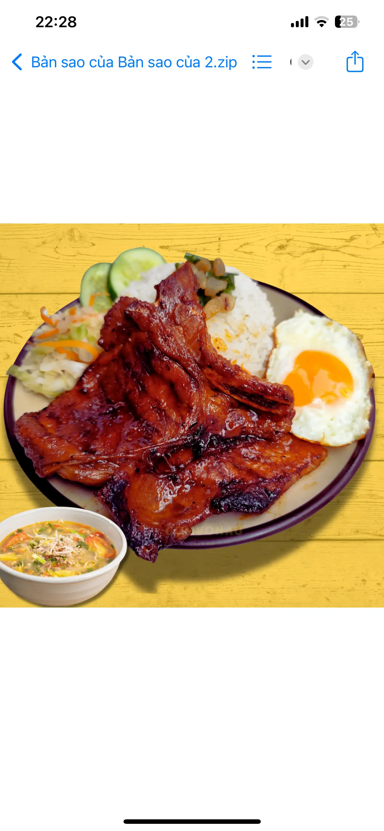 Hình ảnh Cơm tấm sườn - trứng ốp