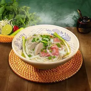 Hình ảnh Phở tái nạm bò viên