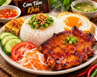 Hình ảnh Cơm Tấm Sườn ốp la