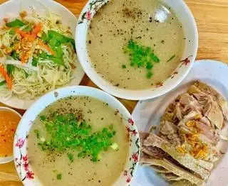 Hình ảnh Cháo gỏi vịt
