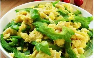 Hình ảnh Khổ qua xào trứng