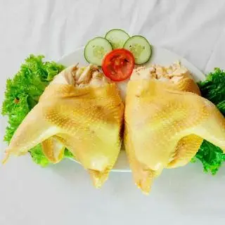 Hình ảnh Gà hấp nửa con