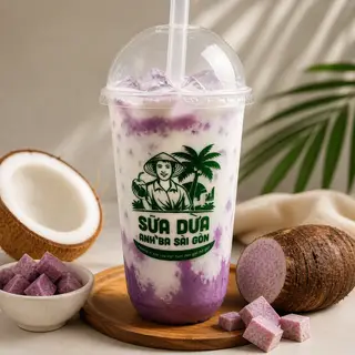 Hình ảnh Sữa Dừa Khoai Môn - Thơm Ngon 