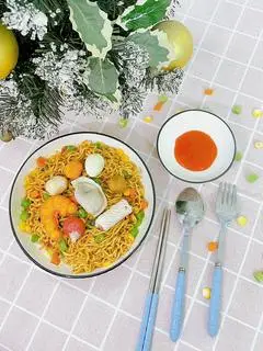 Hình ảnh mì bò cuốn lá lốt