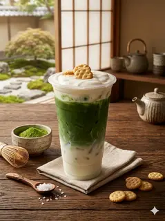 Hình ảnh Matcha kem muối