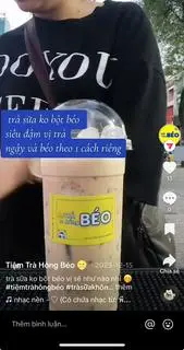 Hình ảnh Trà sữa hông béo 75