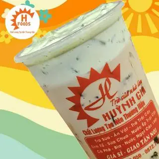 Hình ảnh Trà Sữa Kem Phô Mai Lá Dứa