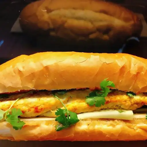 Hình ảnh Bánh mì pate trứng