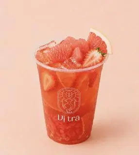 Hình ảnh  Trà Dâu Bưởi Yuzu