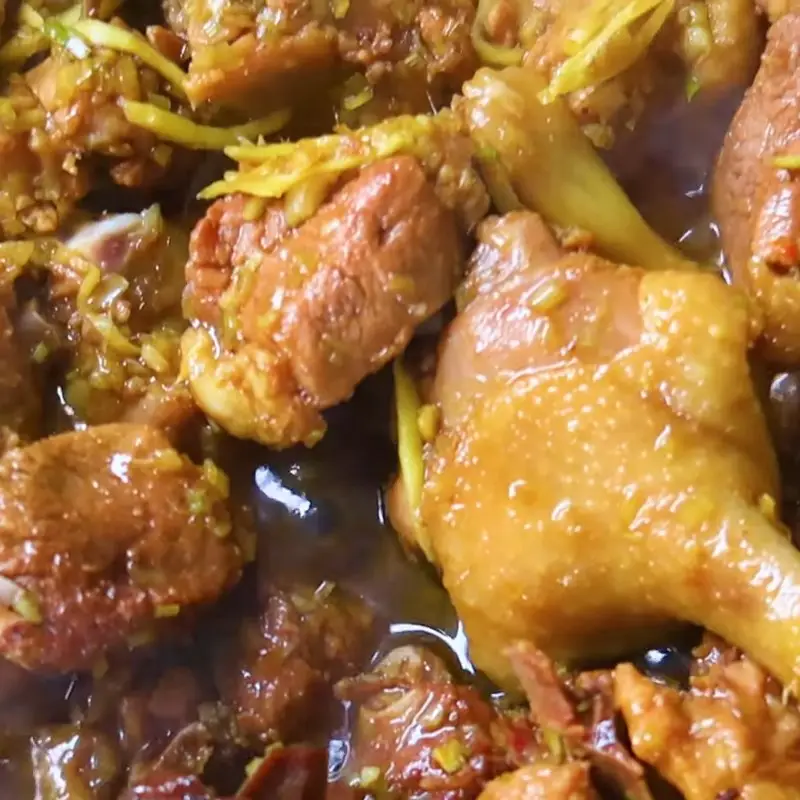 Hình ảnh Cơm vịt kho gừng
