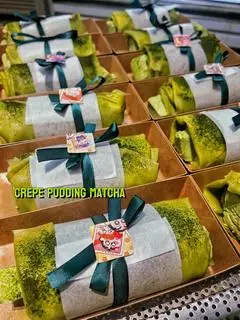 Hình ảnh CREPE PUDDING MATCHA