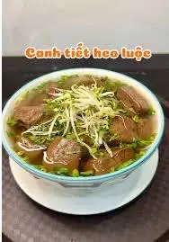 Hình ảnh canh tiết luộc giá đỗ