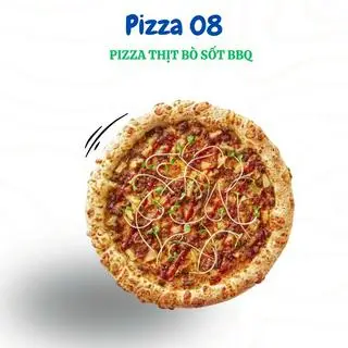 Hình ảnh Pizza thịt bò sốt BBQ