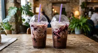 Hình ảnh Combo 2 Cacao latte việt quất x 360ml 