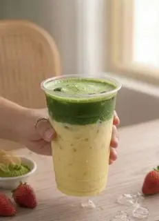 Hình ảnh Matcha sữa chuối