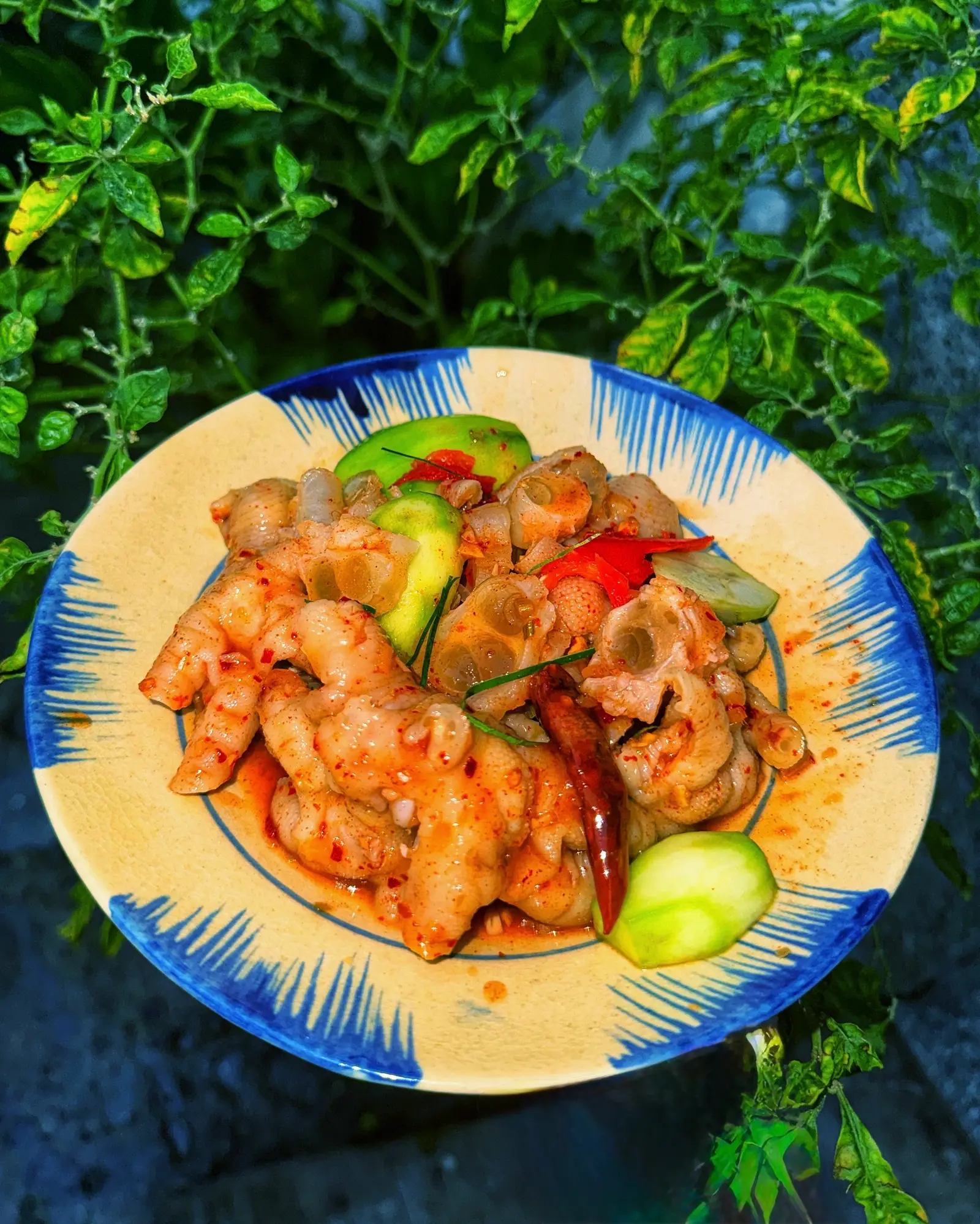 Hình ảnh Chân Gà Rút Xương mix Gân Bò