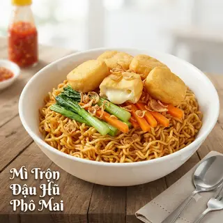 Hình ảnh Mì trộn Đậu Hũ Phô Mai
