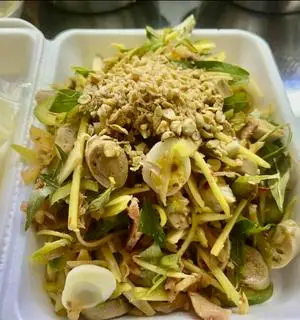 Hình ảnh chả heo ớt xiêm xanh-chả bò trộn tứ vị- 1 bịch phồng