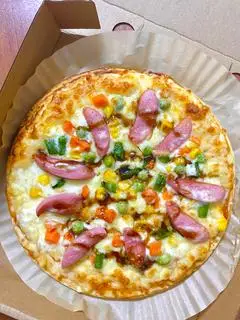 Hình ảnh Pizza xúc xích phomai