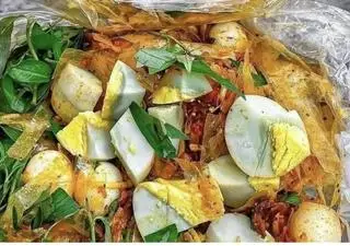 Hình ảnh (ps) trộn trứng vữa