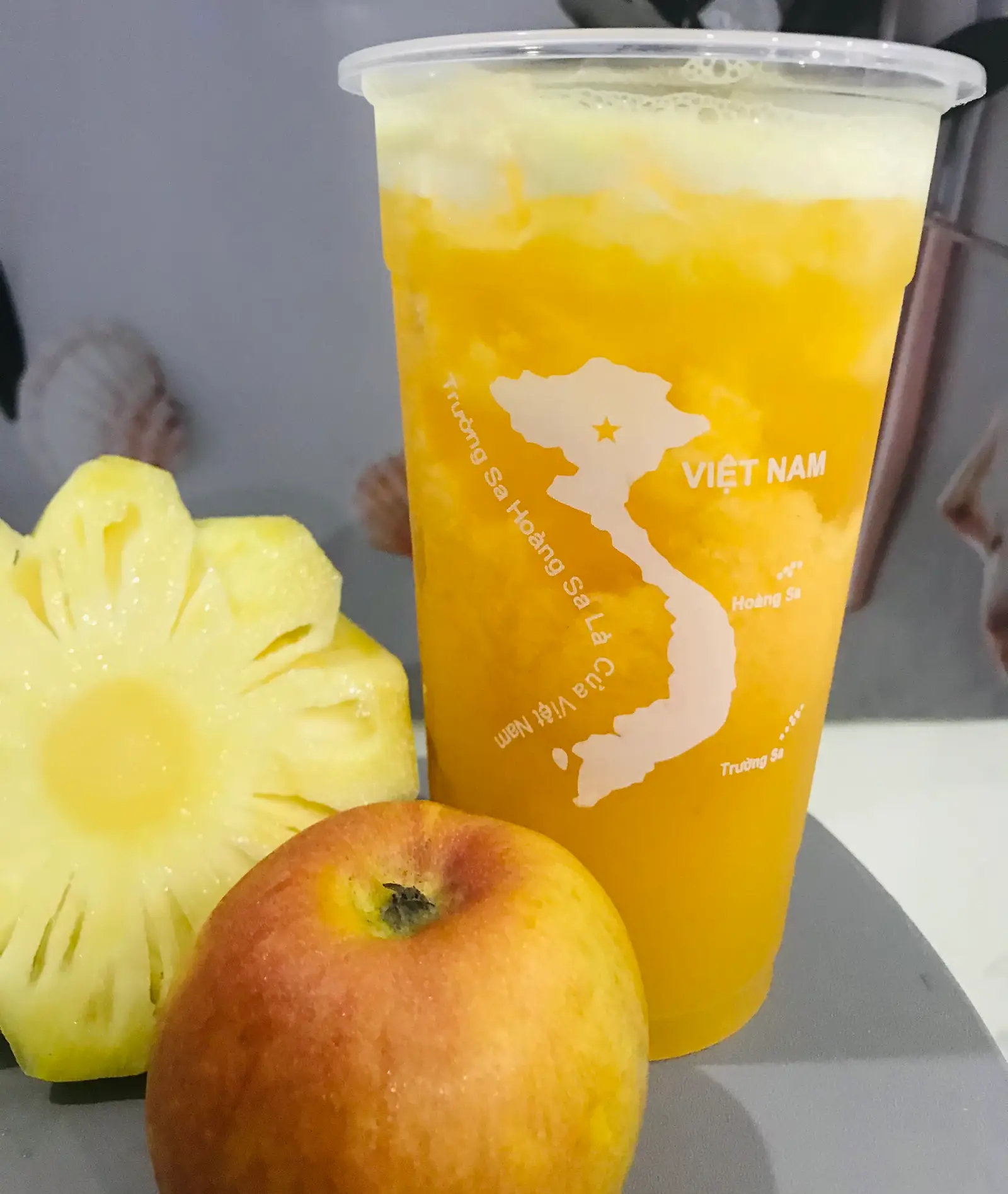 Hình ảnh NƯỚC ÉP MIX: TÁO - DỨA LY ĐẠI 700ml
