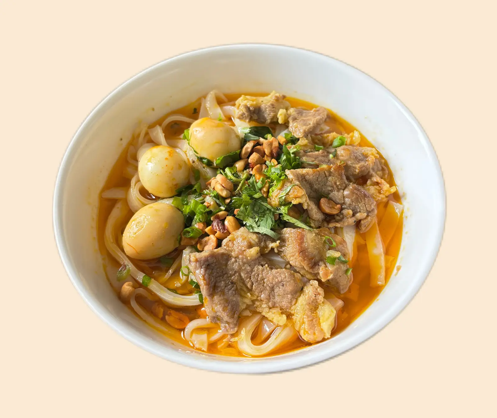 Hình ảnh Mì Quảng thịt trứng