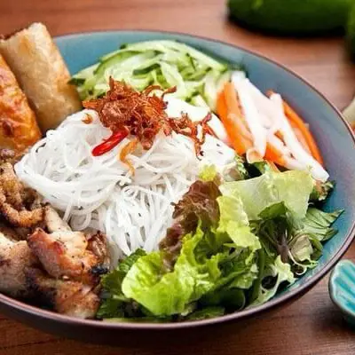 Hình ảnh Bún Thịt Nướng +Chả Giò
