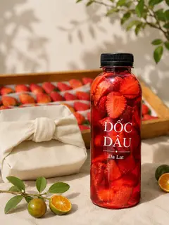 Hình ảnh Trà Dâu Tươi ( Chai cao 500ml )