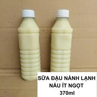Hình ảnh Combo 2 Chai Sữa  Đậu Nành Lạnh 370ml Nhà Nấu – Ít Ngọt