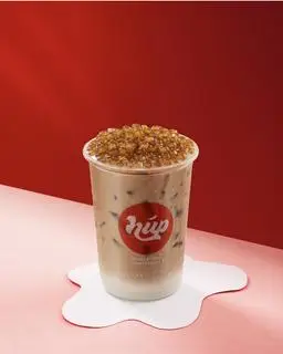 Hình ảnh Cà phê sữa tươi siêu trân châu hoàng kim - ly 1 lít