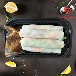 Hình ảnh Phở cuốn nem nướng nước chấm me