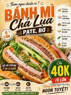 Hình ảnh Bánh Mì Chả Lụa