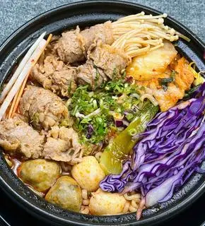 Hình ảnh Mì Cay Kim Chi Bò Mỹ Thượng Hạng 7 Cấp Độ