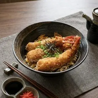 Hình ảnh Tôm cơm tôm chiên xù - Ebi katsudon