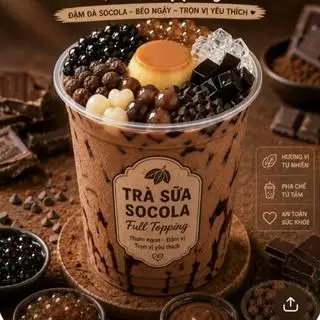 Hình ảnh Trà Sữa socola full topping 