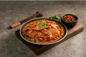 Hình ảnh Thịt Đầu Heo Trộn (Phần Lớn 300g) - 凉拌猪头肉 300g