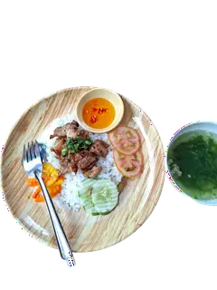 Hình ảnh Cơm thịt xiên