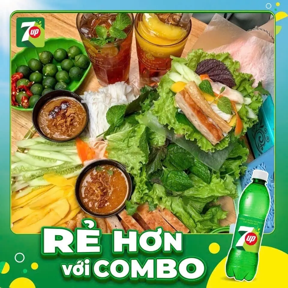 Hình ảnh COMBO: Nem Nướng + 7UP