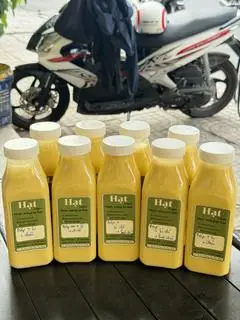 Hình ảnh Sữa bắp bí đỏ hạt điều  ( chai 330ml )