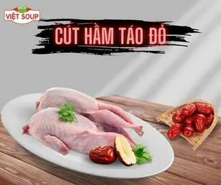 Hình ảnh Cháo Cút Hầm Táo Đỏ 
