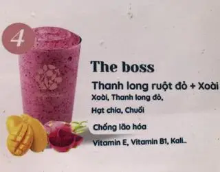 Hình ảnh Mogukitchen thanh long ruột đỏ + xoài