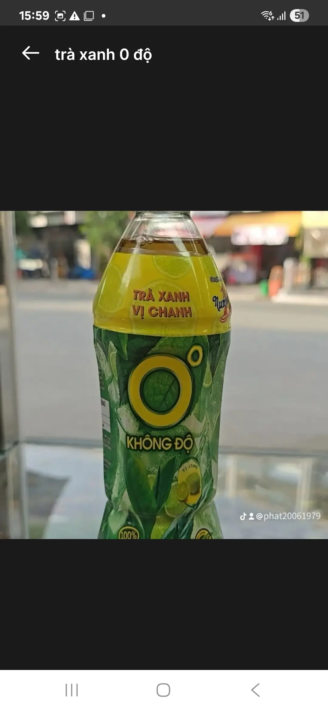Hình ảnh Trà Xanh 0 Độ