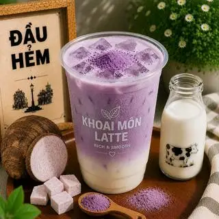 Hình ảnh Khoai Môn Latte