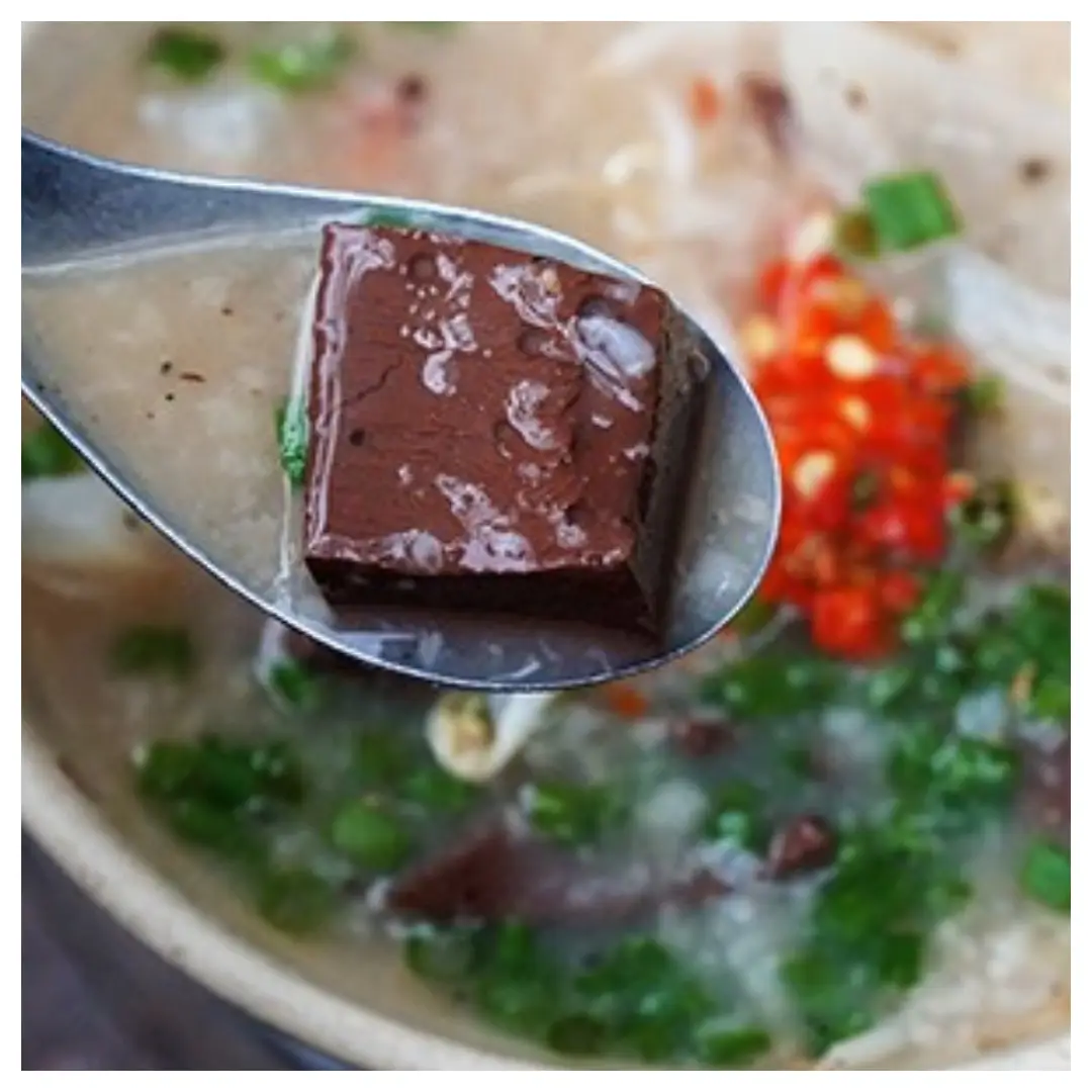 Hình ảnh Cháo huyết 2 người ăn