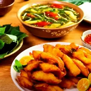 Hình ảnh Bún cá chấm suất nhiều cá