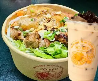 Hình ảnh Combo ăn là ghiền (Bún thịt nướng Đb + Nước tự chọn size L)