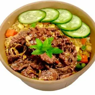 Hình ảnh Cơm đảo bò xào lăn
