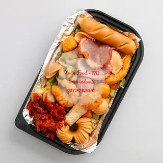Hình ảnh mì trộn siêu siêu topping